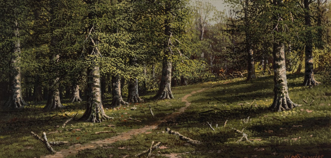 William McKendree Snyder (American, 1848–1930) Beech Woods, Indiana (1 of 3)