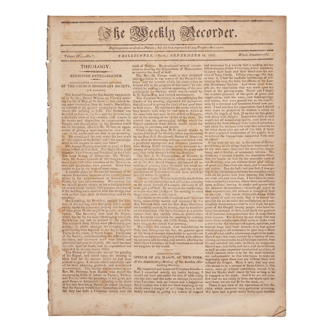 [African-Americana] [Anti-Colonization] Reporting on the January 15, 1817 Mass Meeting at Mother (1 of 1)