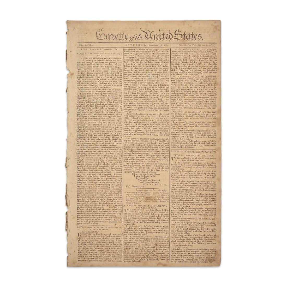 [African-Americana] Pennsylvania Abolition Society's "Plan for Improving the Condition of the Free (1 of 2)
