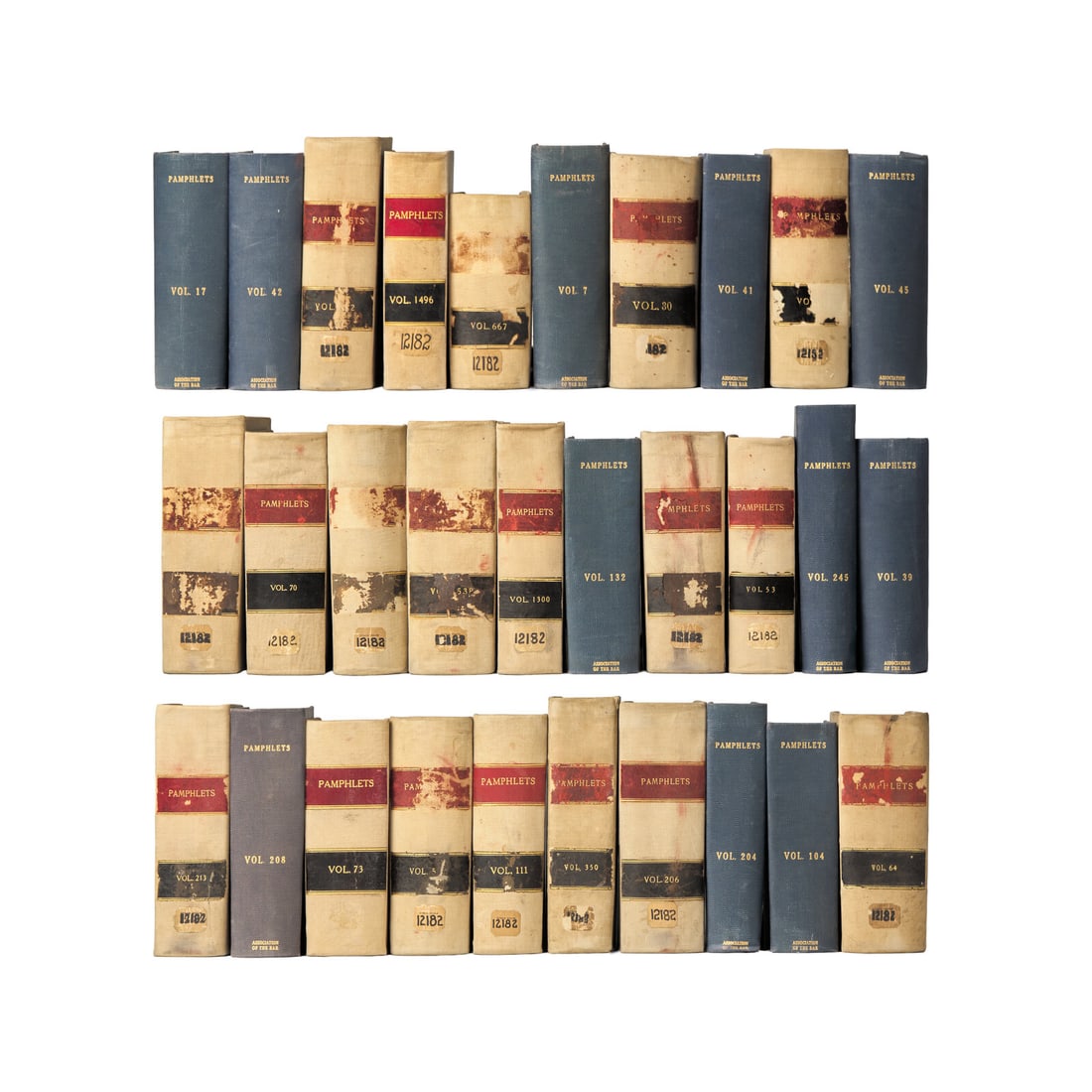 [American Law] A Comprehensive Library of Bound Legal Pamphlets, ca. 17th-20th Centuries (1 of 1)