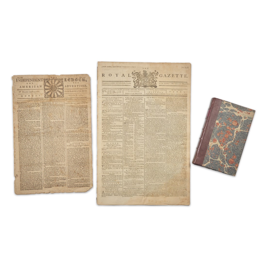 [American Revolution] Group of 3 Revolutionary War-Era Newspapers and Periodicals, 1779-83: [American Revolution] Group of 3 Revolutionary War-Era Newspapers and Periodicals, 1779-83 1. The Remembrancer; or, Impartial Repository of Public Events. For the Year 1778, and Beginning of 1779 Lond