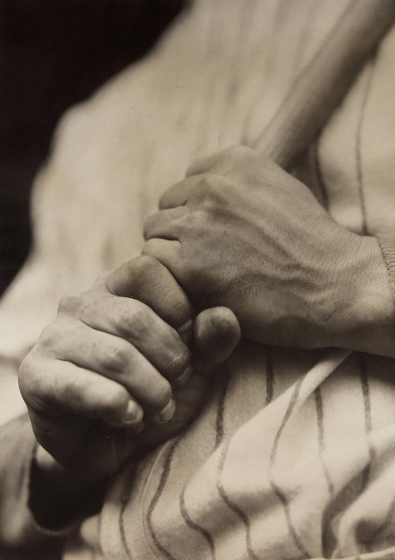 [Baseball] "The Two Big Guns of the N.Y. Yanks": A Striking Type 1 Press Photograph of Lou Gehrig's (1 of 3)