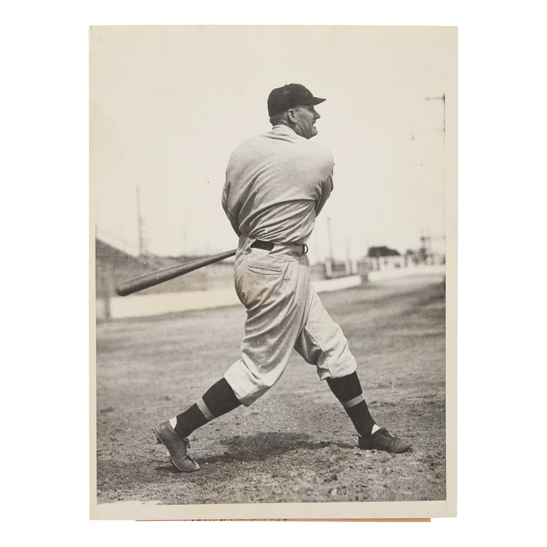 [Baseball] Type 1 Photograph of Hall of Fame Pitcher Walter Johnson (1 of 2)