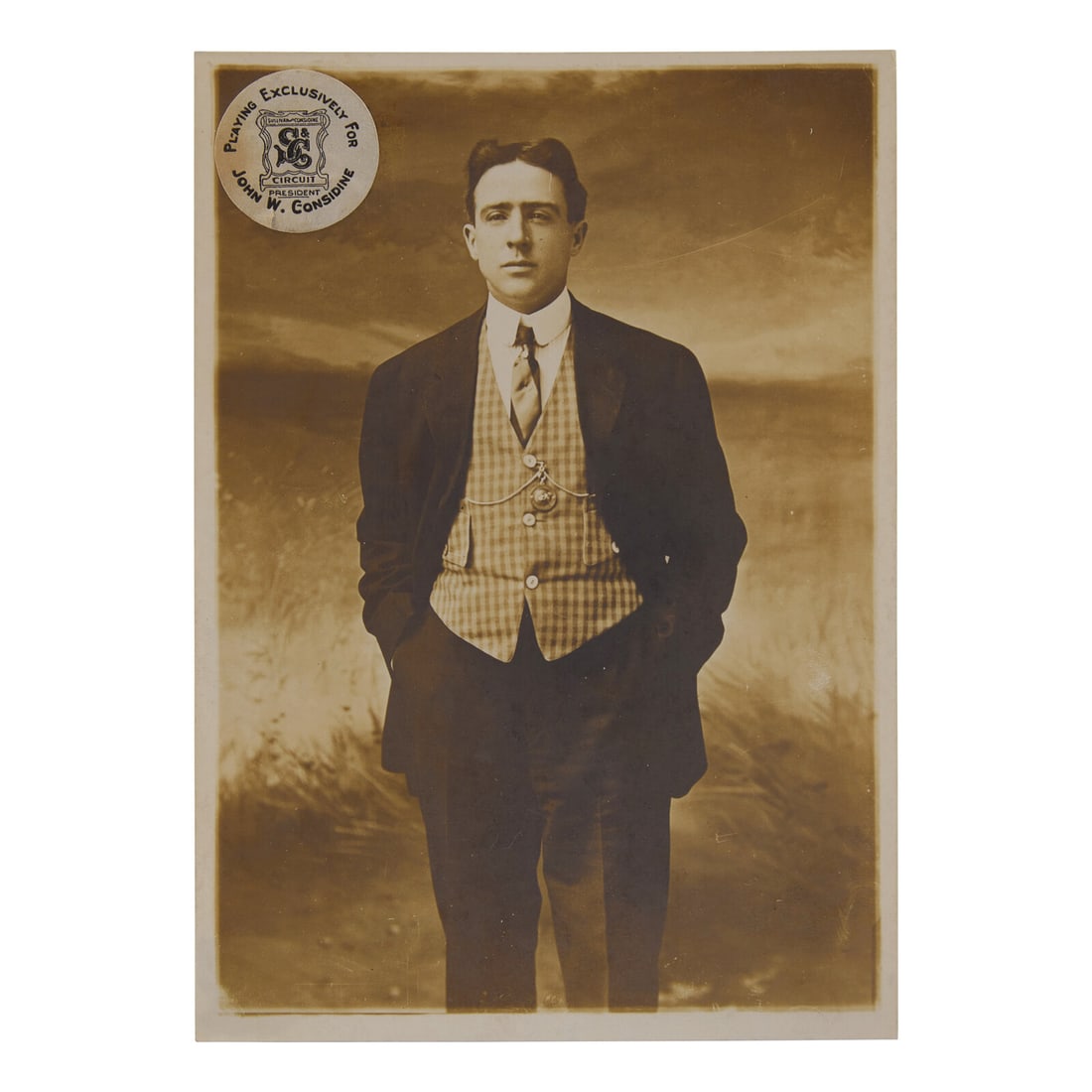 [Baseball] Type 1 Photograph of Hall of Fame Shortstop Joe Tinker (1 of 2)