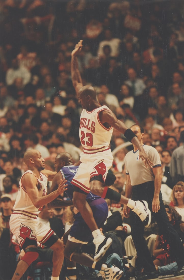 [Basketball] [Jordan, Michael] Sissac, Carl V. Type 1 Photo of Michael Jordan (1 of 3)
