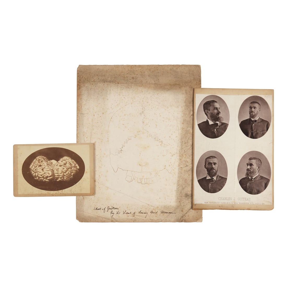 [Garfield, James] Group of 3 Items Related to Presidential Assassin Charles J. Guiteau, Previously (1 of 1)