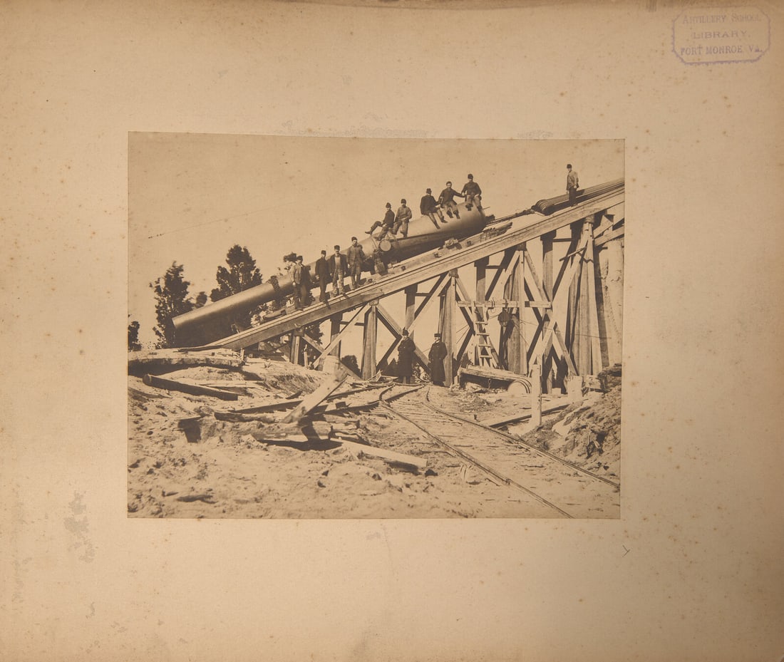 [Guns & Artillery] A Late 19th Century Photograph Album of Ordnance and Artillery from (1 of 5)