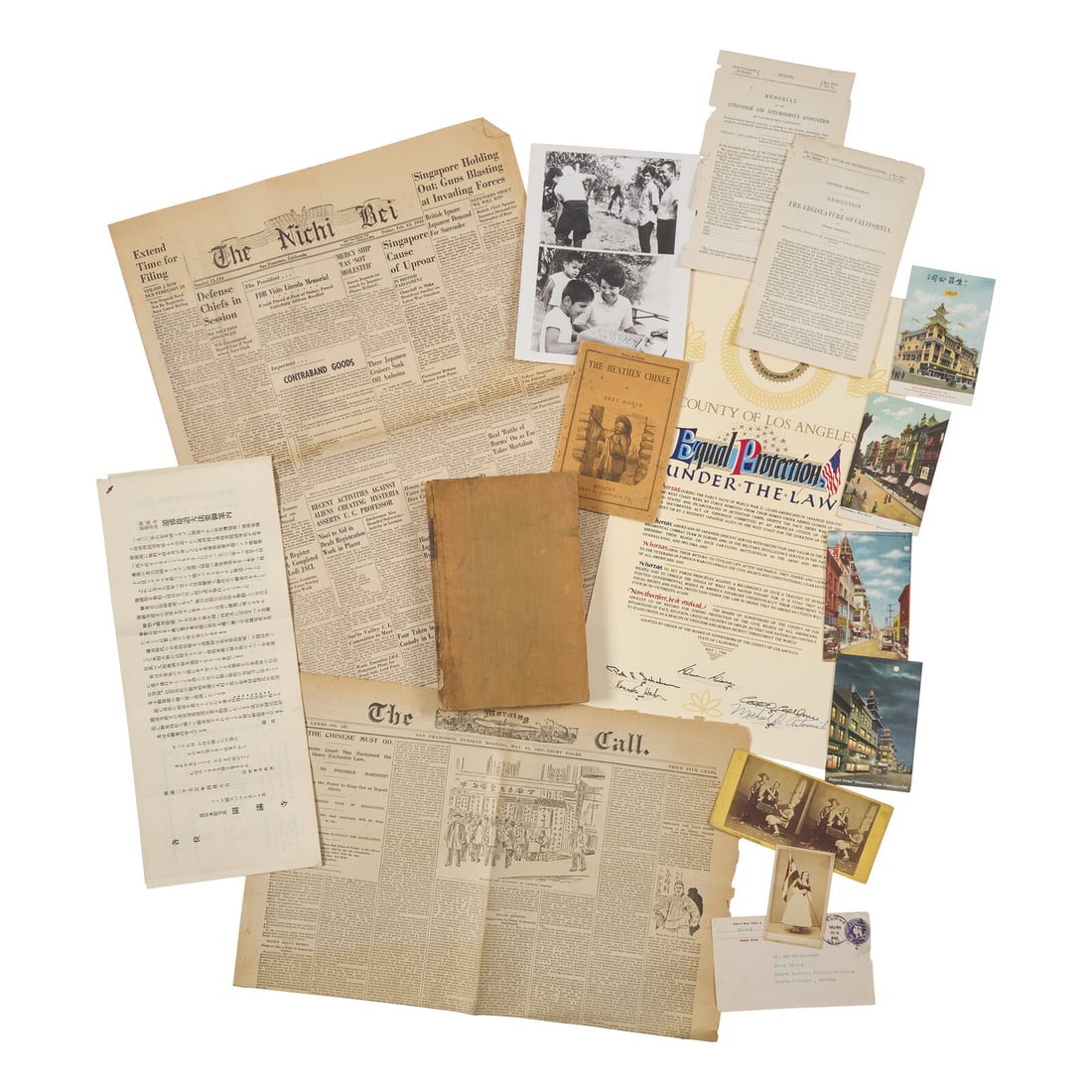 [Immigrants] Group of Items Related to the Asian American Immigrant Experience (1 of 1)