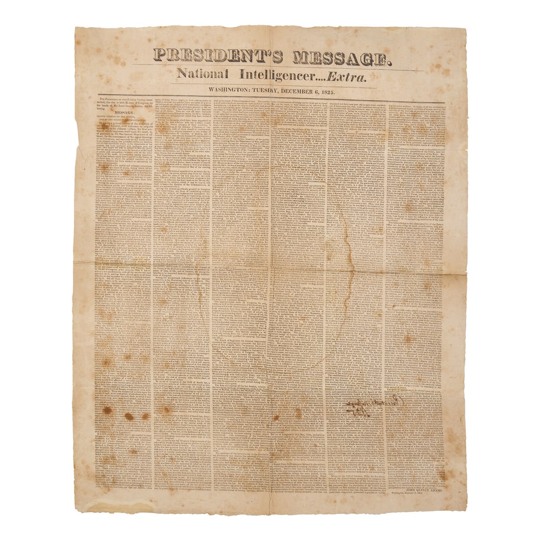 [Lincoln, Abraham] Early Mention of Abraham Lincoln as a State Legislator (1 of 2)