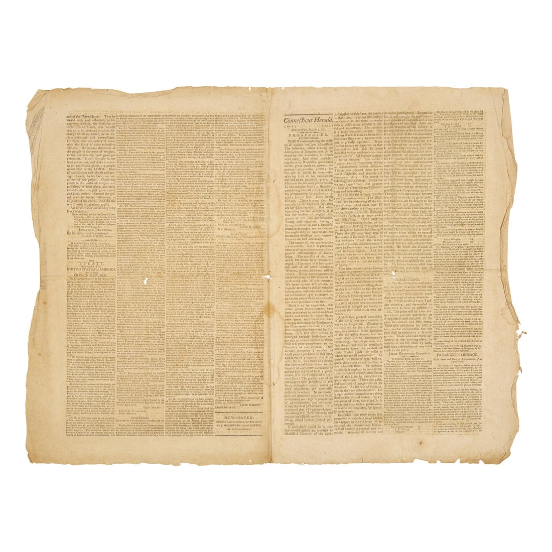[Louisiana Purchase] President Thomas Jefferson Announces the Louisiana Purchase (1 of 2)