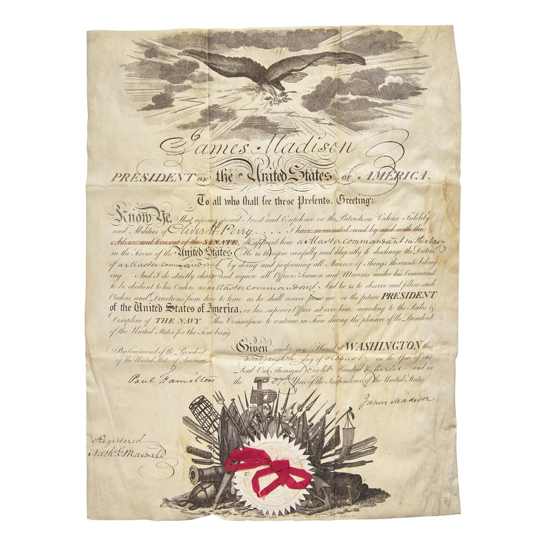 [War of 1812] "We Have Met the Enemy and They are Ours": The Critical Promotion of a Naval Hero, (1 of 1)
