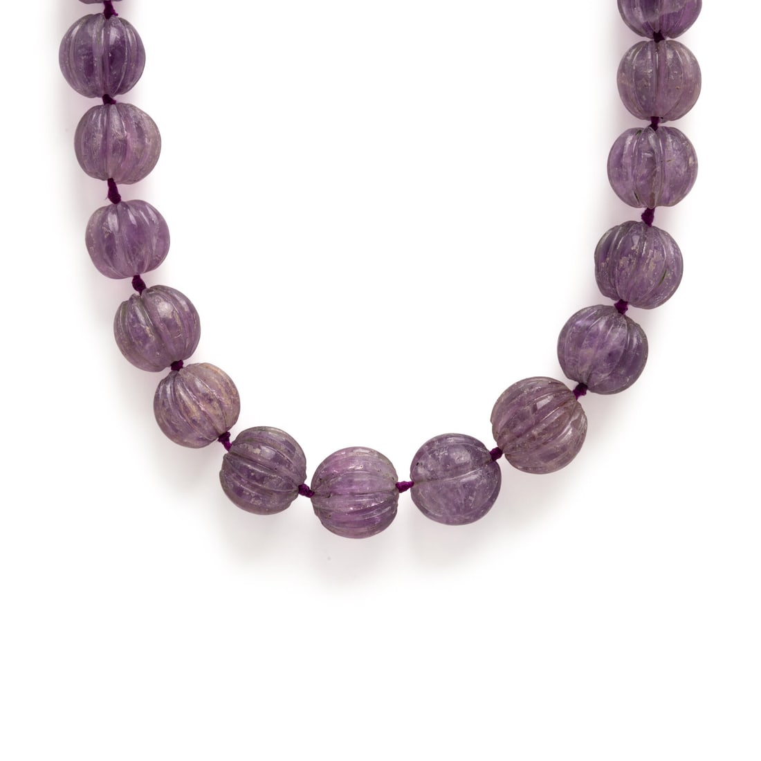 Amethyst Beaded Necklace - 2