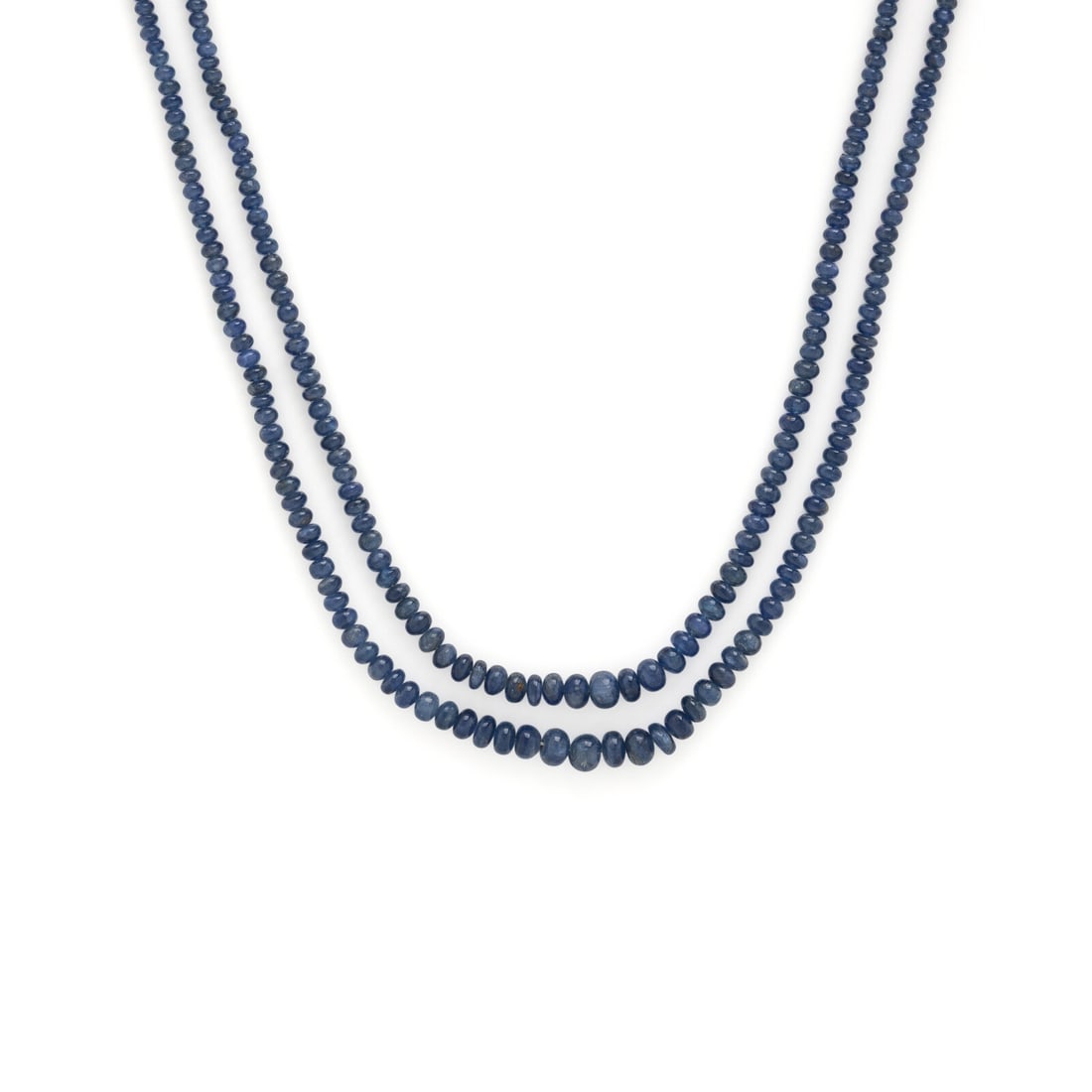 Two Sapphire Beaded Necklaces - 2