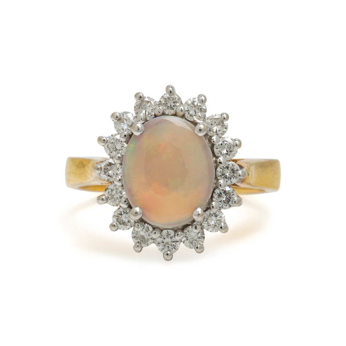 Opal Doublet and Diamond Ring (1 of 3)