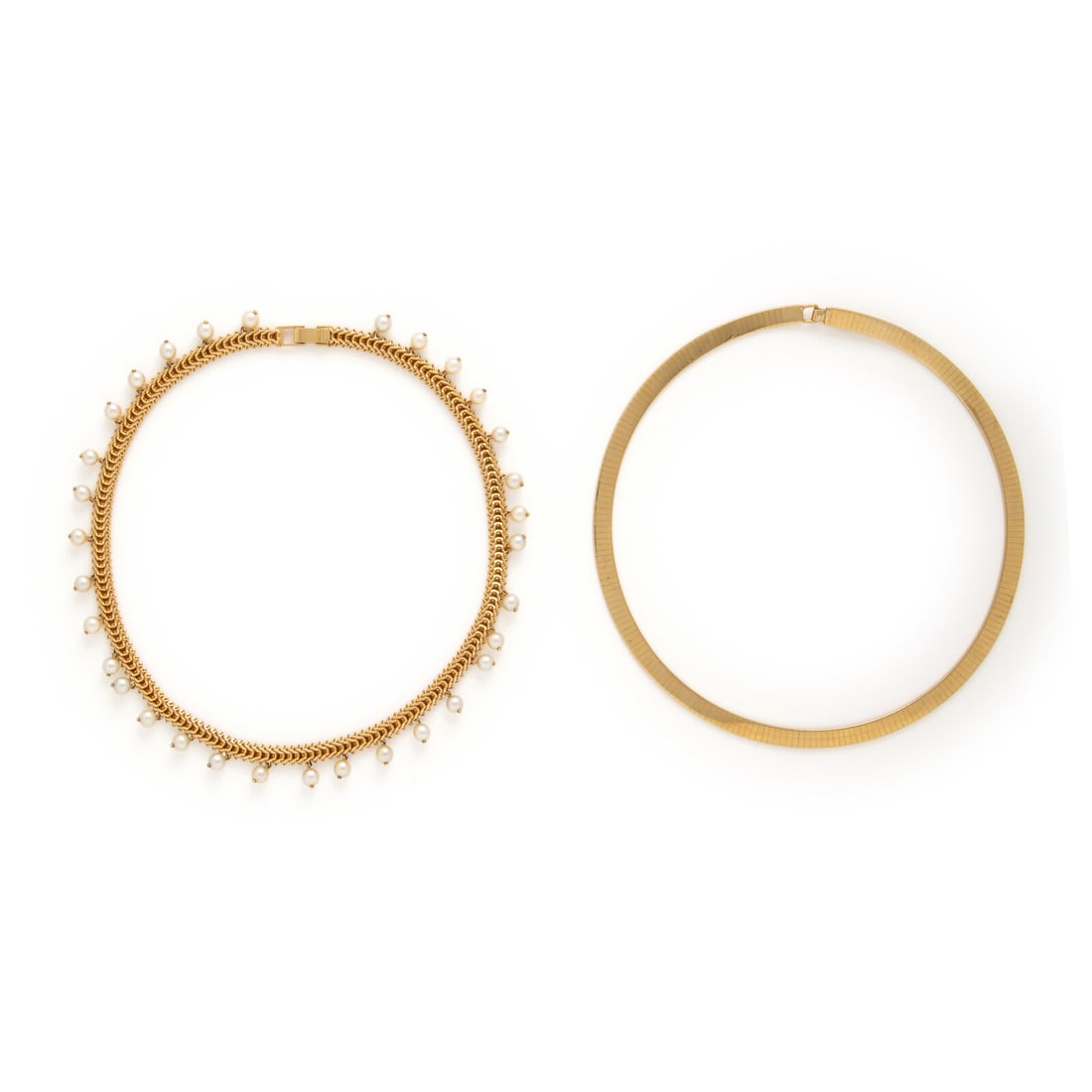 Two Yellow Gold Necklaces (1 of 3)