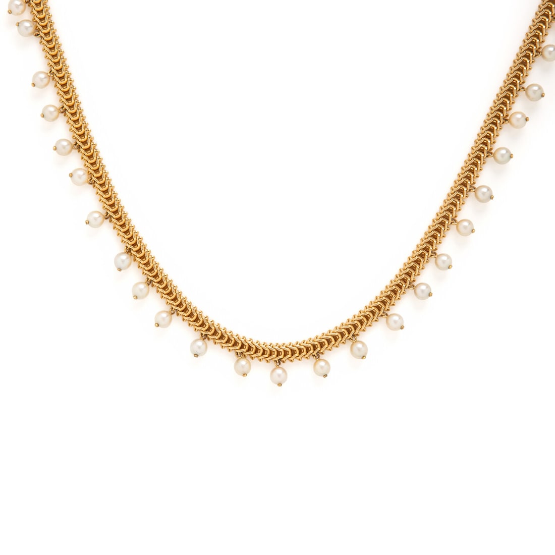 Two Yellow Gold Necklaces - 2