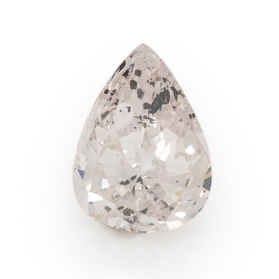 An Unmounted Light Pink Diamond: An Unmounted Light Pink Diamond An unmounted Light Pink pear brilliant cut diamond measuring 7.28 x 5.27 x 2.87 mm. GIA, 2026, Report No. 5131918336, 0.71 carat, Natural Light Pink color, I2 clarity, 