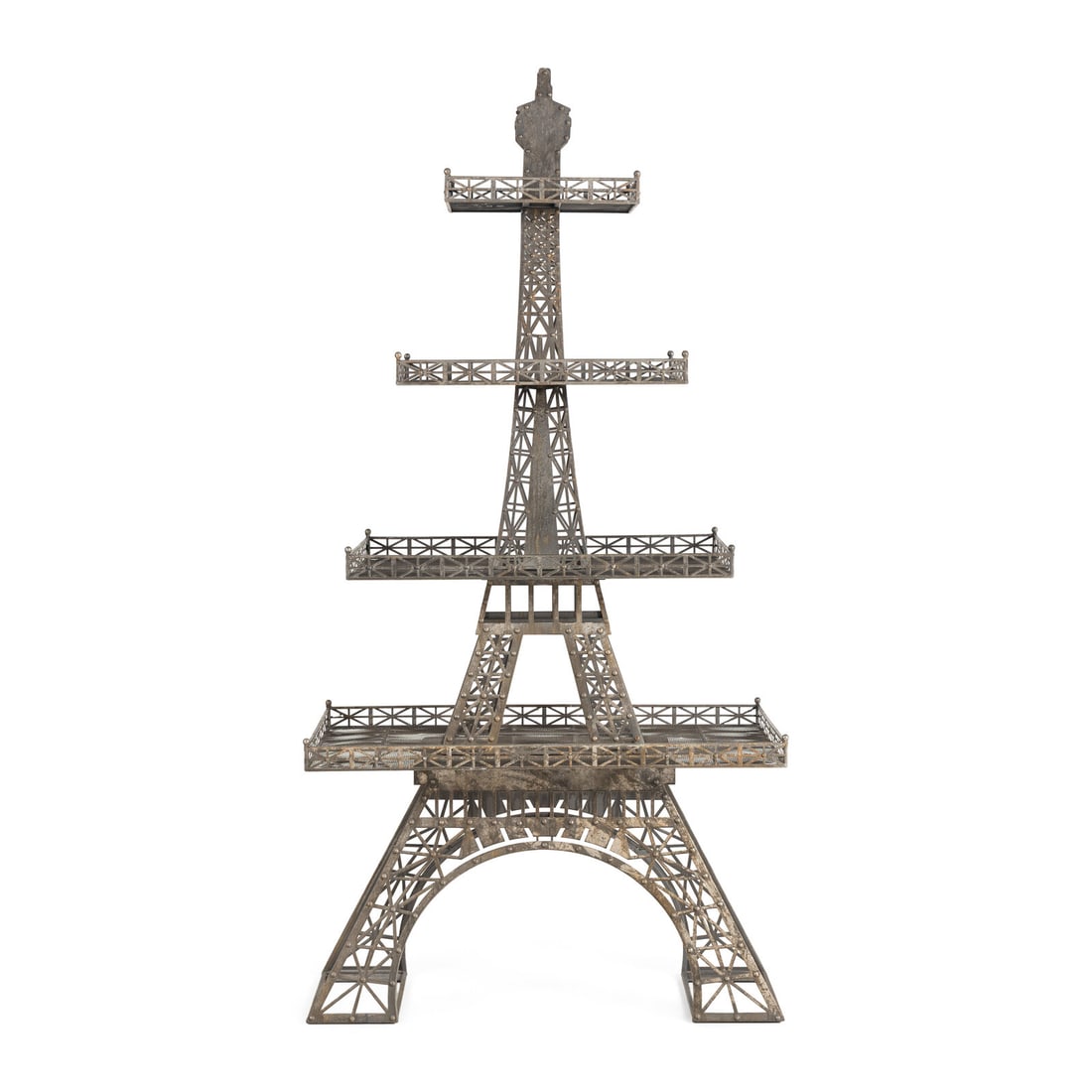 A Cast Metal Eiffel Tower Four-Tier Etagere (1 of 4)