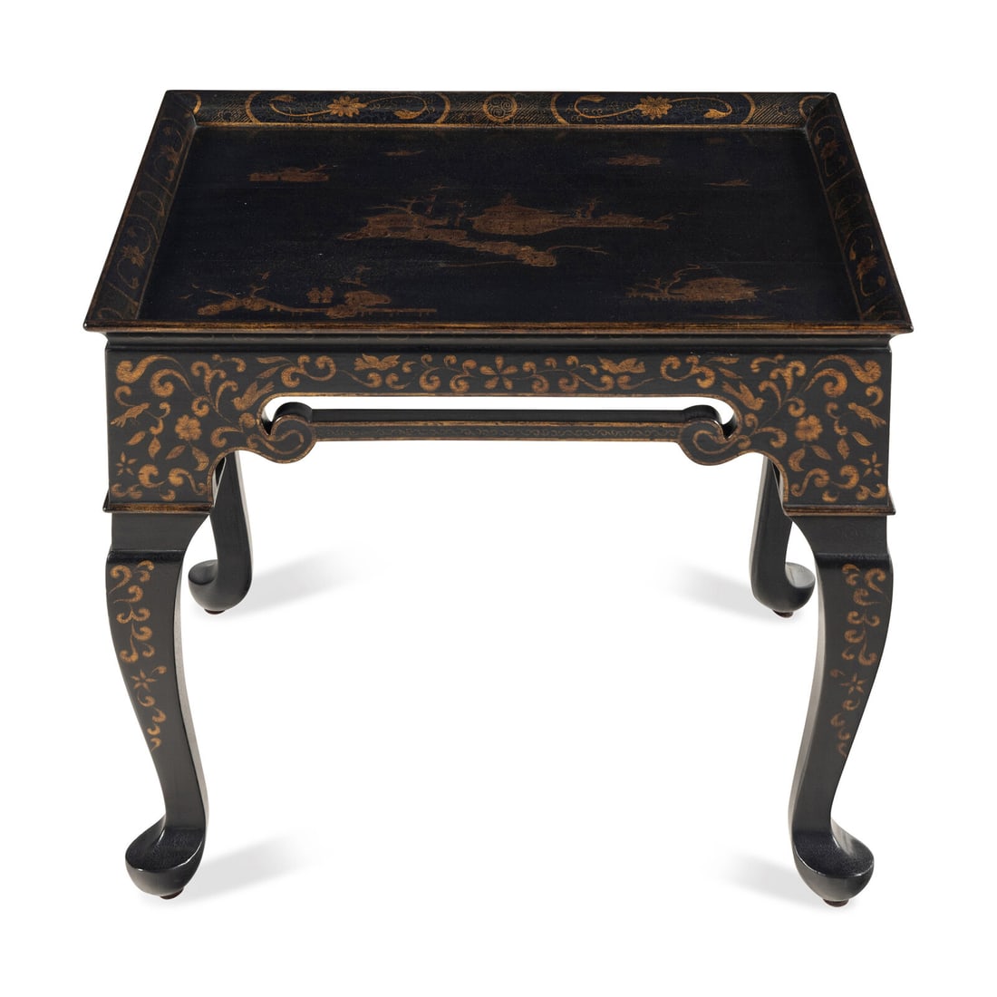 A Contemporary Lacquer Low Table: A Contemporary Lacquer Low Table Height 24 1/2 x width 30 x depth 26 inches. This lot is located in Chicago.