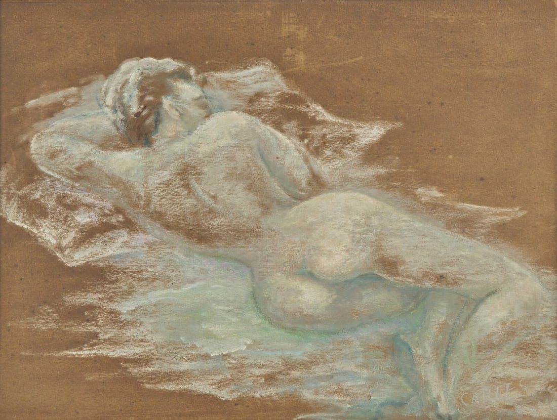 Arthur Beecher Carles (American, 1882-1952) Nude Study (1 of 2)