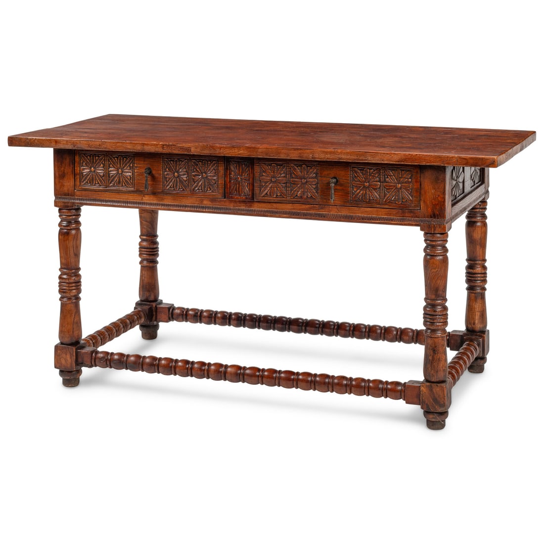 A Spanish Renaissance Style Walnut Library Table (1 of 3)