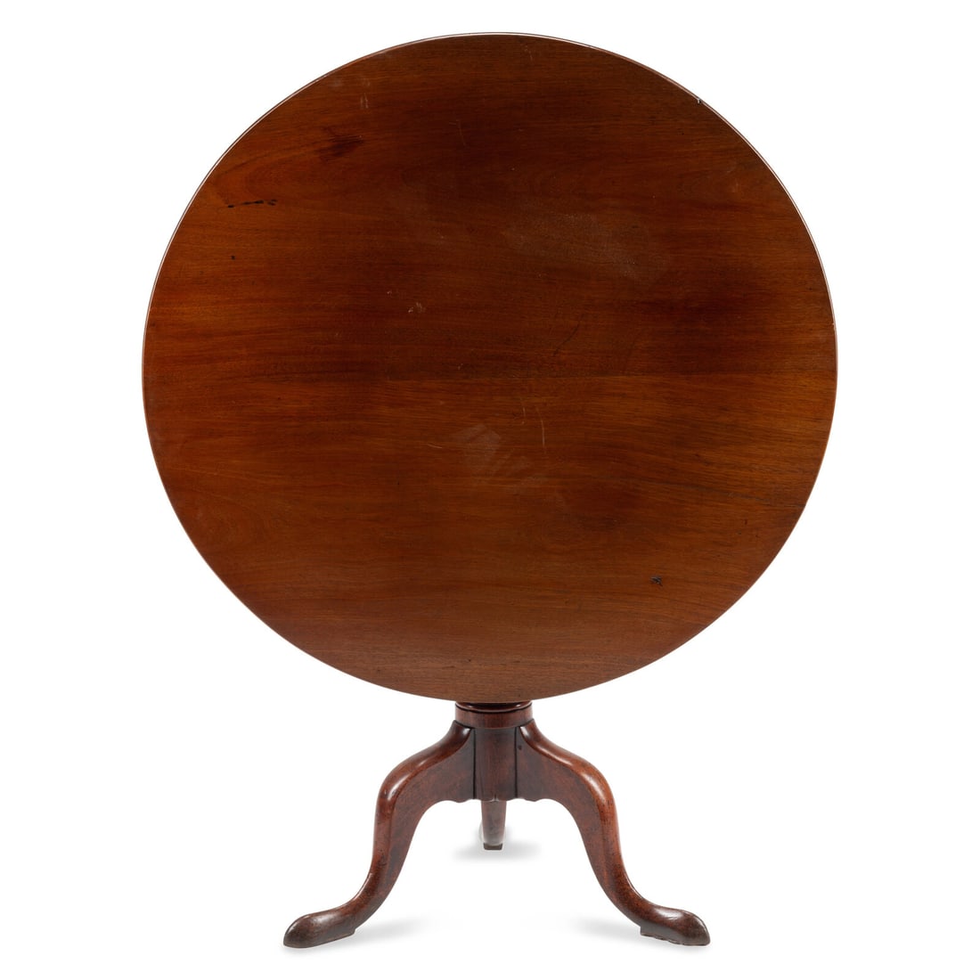 An English Mahogany Tilt-Top Tripod Table (1 of 2)