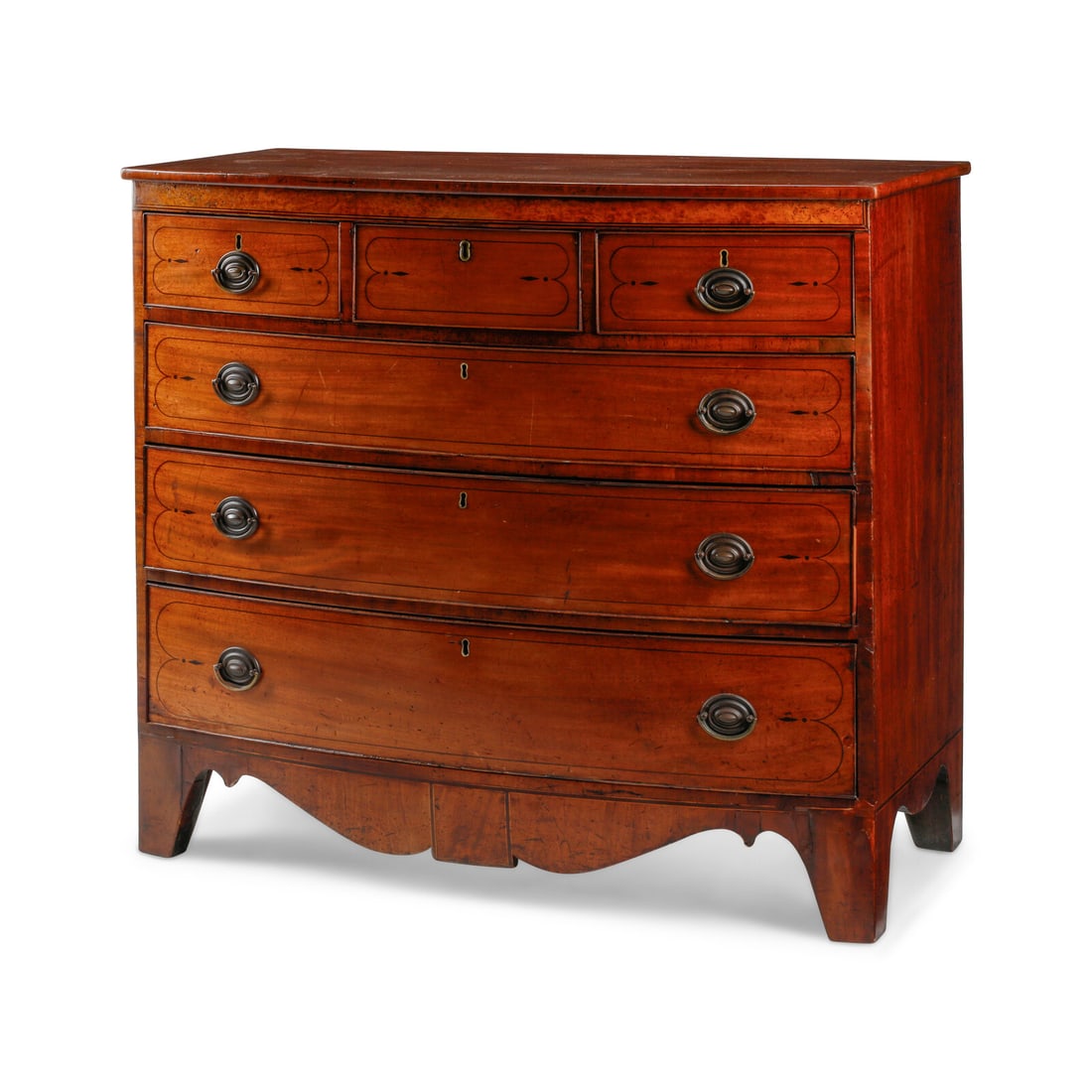 A Regency Mahogany Chest of Drawers (1 of 2)