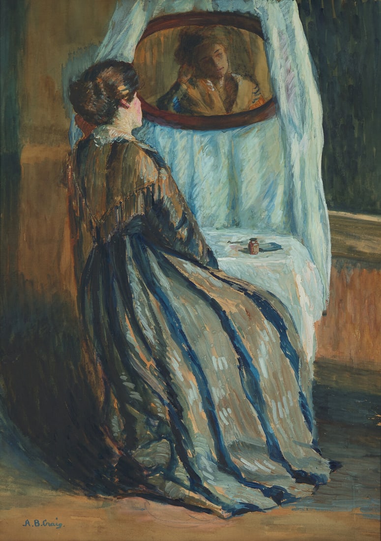 Anna Belle Craig (American, 19th/20th century) At Her Toilette (1 of 3)