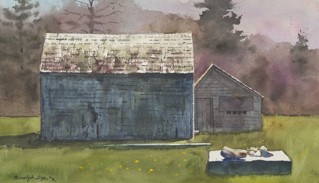 Ranulph Bye (American, 1916-2003) Weathered Shingles, Turkey Cove (1 of 3)