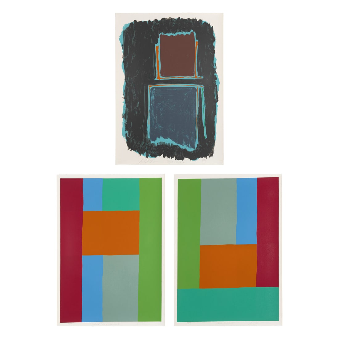 Dan Christensen (American, 1942–2007) Chord Progression I, Chord Progression II, and Hyde Park (1 of 4)
