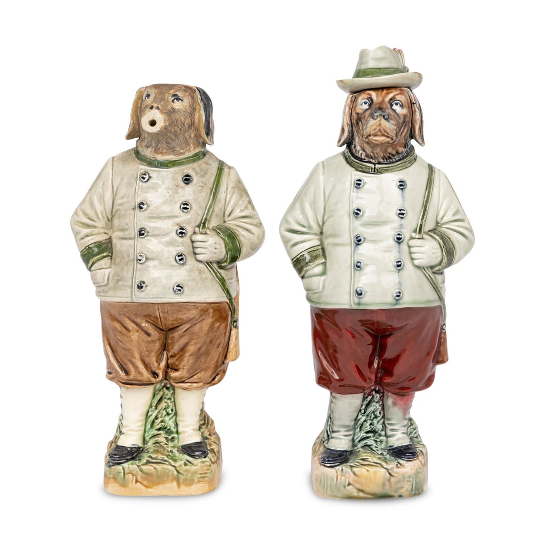Two German Majolica Decanters (1 of 2)