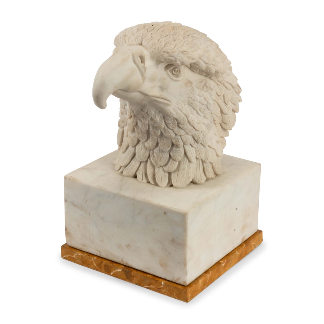 An Italian Carved Marble Figure of an Eagle Head (1 of 3)