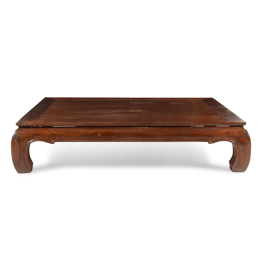 A Chinese Low Table: A Chinese Low Table 20th Century Height 16 1/4 x width 72 x width 58 inches. This lot is located in Chicago.