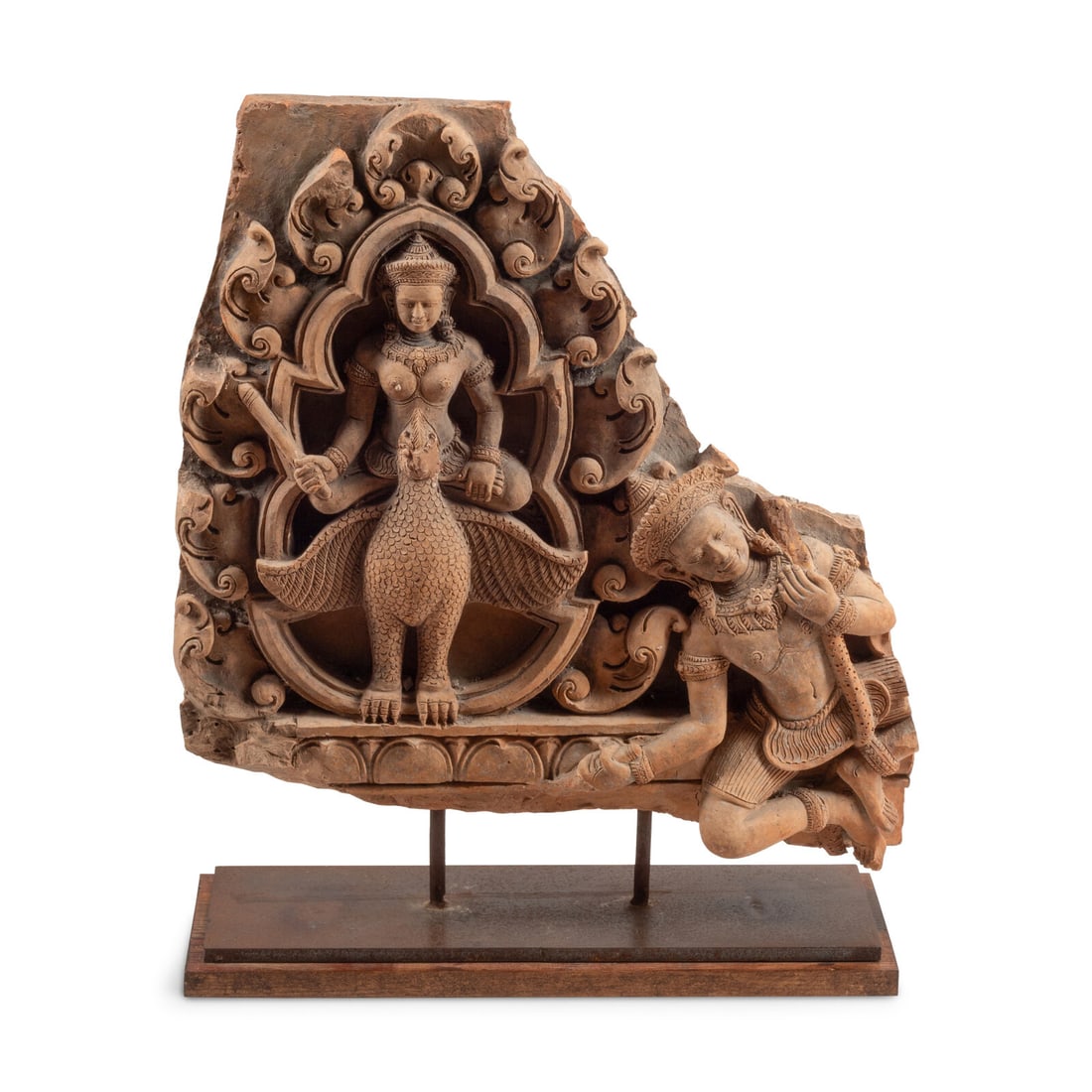 A Southeast Asian Terracotta Stele Fragment (1 of 3)
