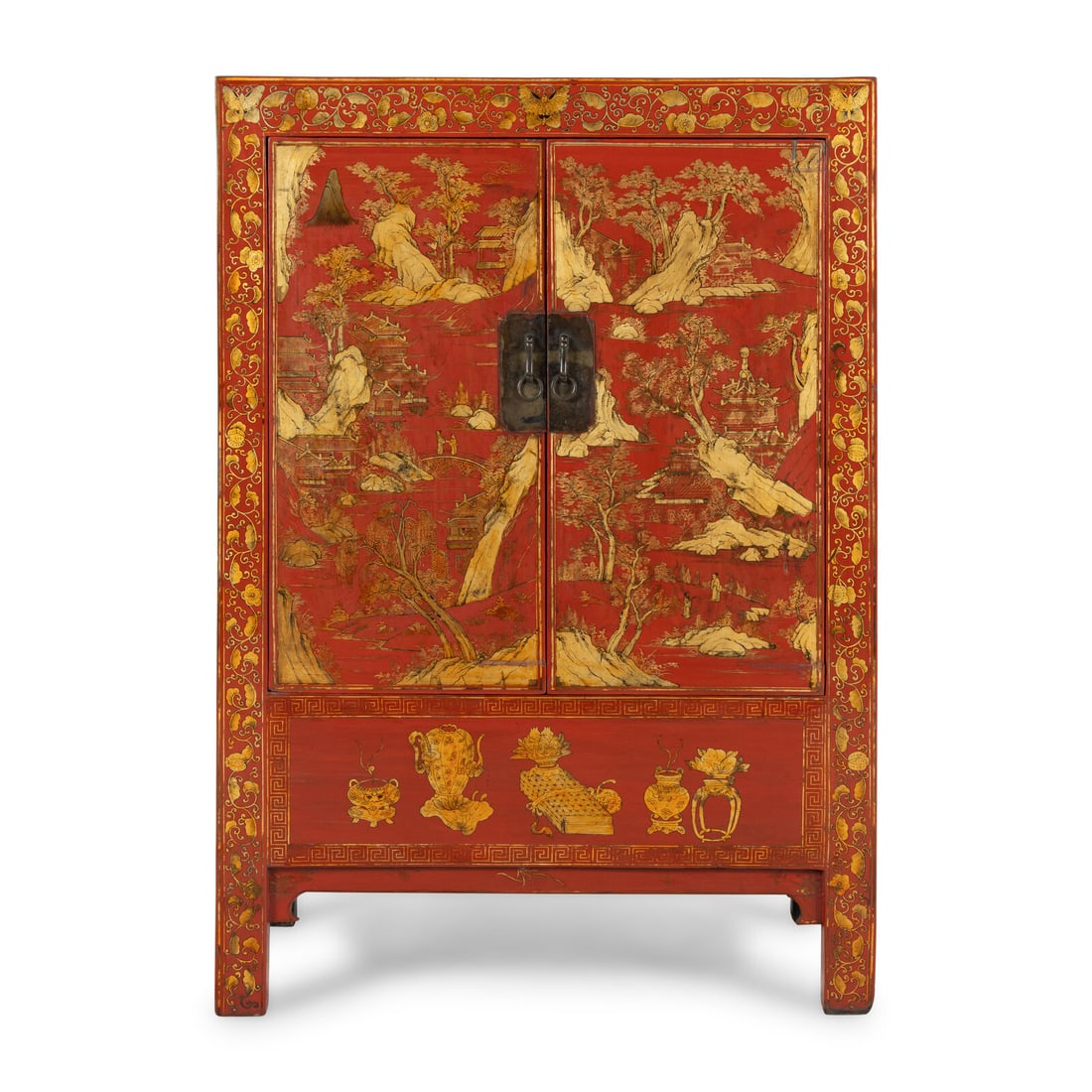 A Chinese Red Lacquer Cabinet (1 of 12)