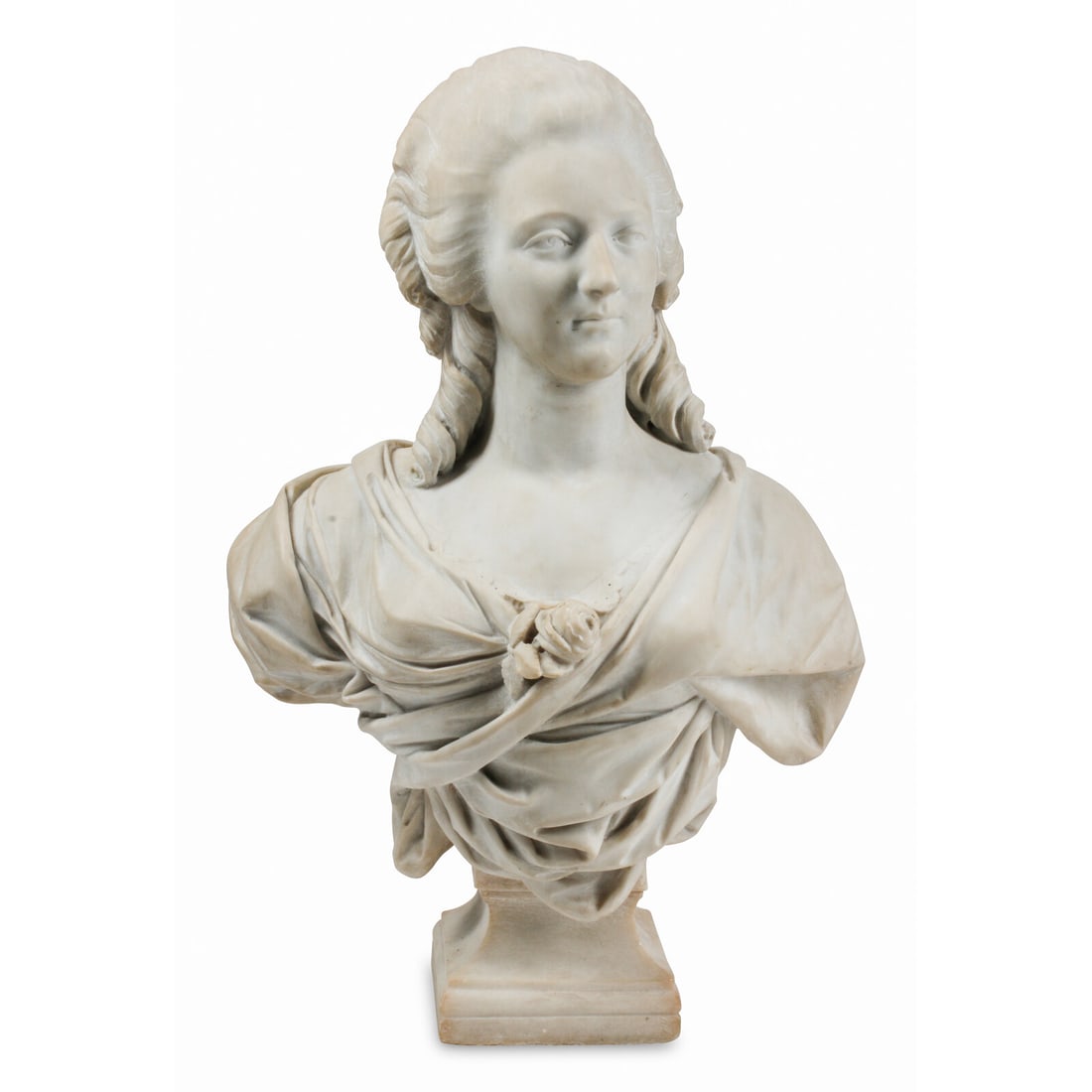 A Continental Marble Bust of Marie Antoinette (1 of 3)