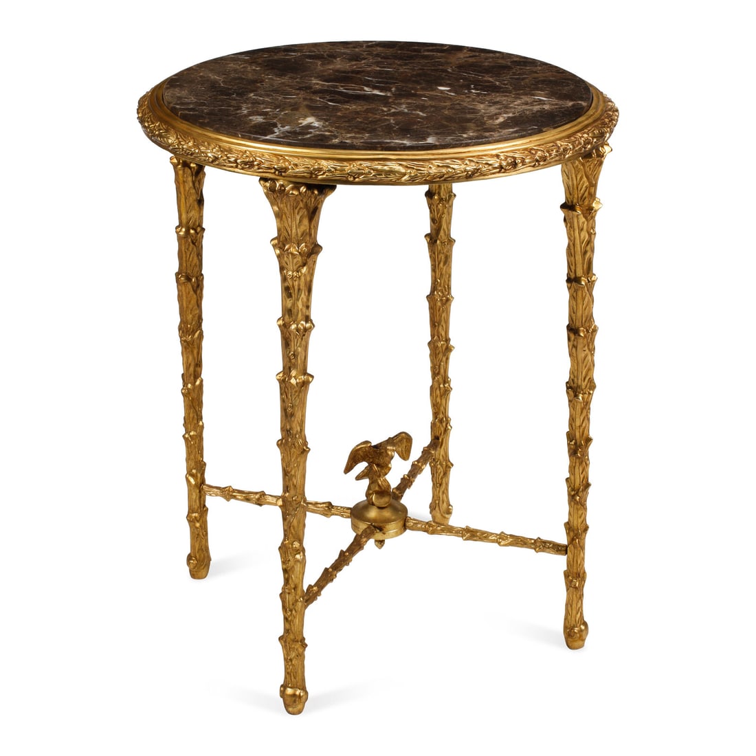 A Neoclassical Style Gilt Bronze and Marble Side Table (1 of 3)
