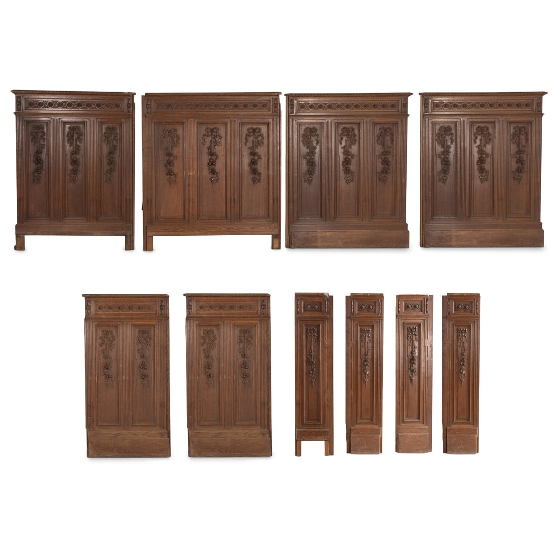 A Set of French Carved Oak Room Paneling (1 of 4)