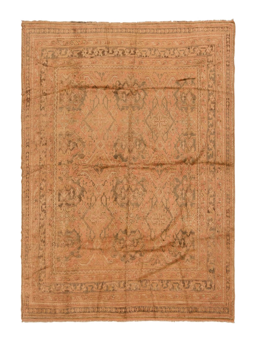 An Oushak Carpet: An Oushak Carpet West Anatolia, Late 19th Century 13 feet x 10 feet 7 inches. Property from a Private Family Trust This lot is located in Chicago.