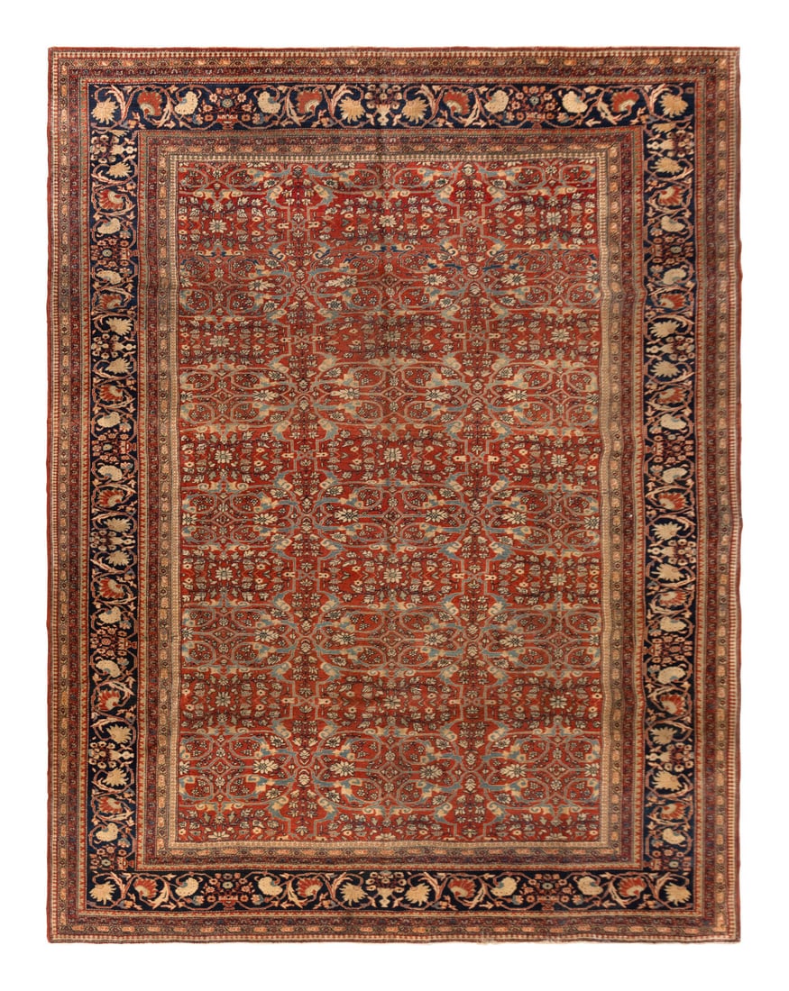 A Sarouk Carpet: A Sarouk Carpet North Persia, Circa 1900 11 feet 6 inches x 8 feet 10 inches. This lot is located in Chicago.