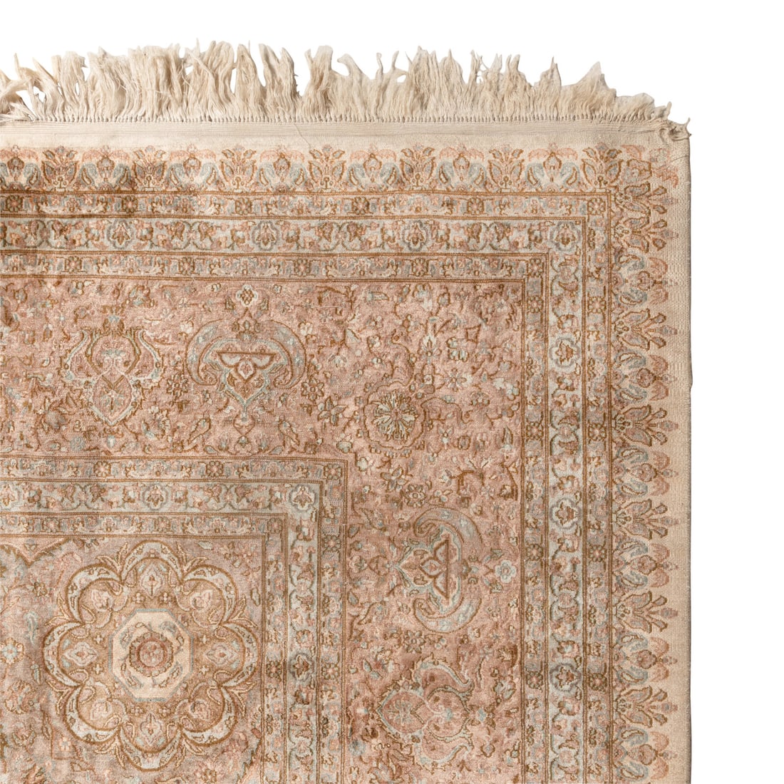 A Kirman Silk Carpet - 2