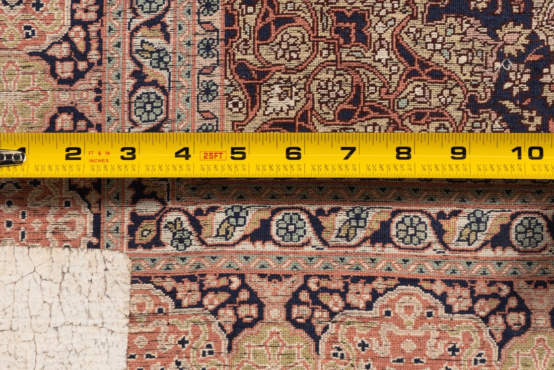 A Qom Silk Rug - 3