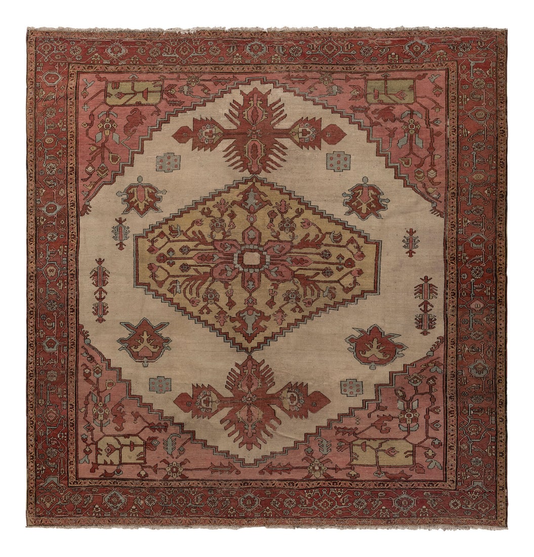 A Bakshaish Rug: A Bakshaish Rug Late 19th Century 11 feet 6 inches x 10 feet 8 inches. Property from a Private Family Trust This lot is located in Chicago.