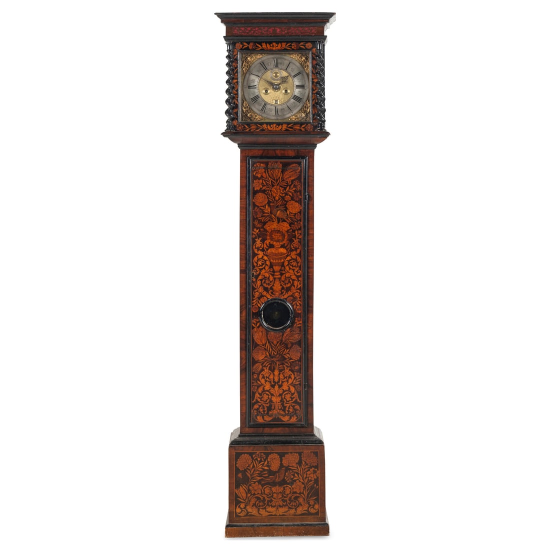 A William and Mary Walnut and Marquetry Tall Case Clock (1 of 5)