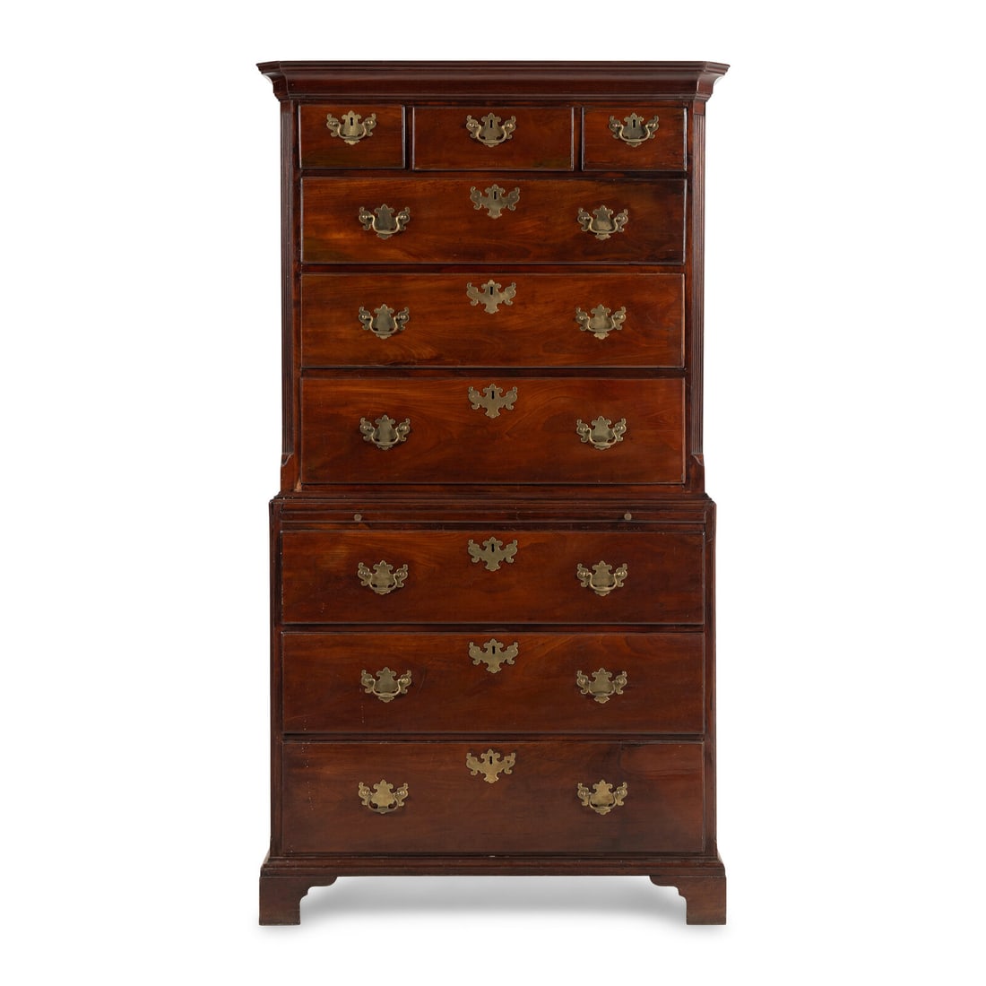 A George III Mahogany Chest-on-Chest (1 of 4)