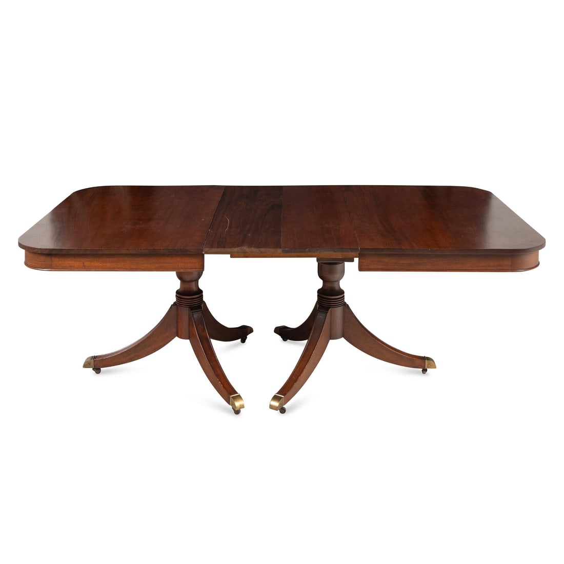 A George III Style Mahogany Double-Pedestal Dining Table (1 of 2)