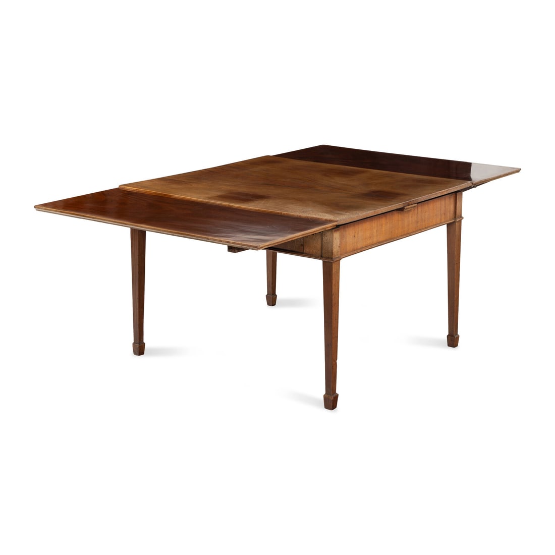 A Regency Mahogany Draw-Leaf Game Table - 3