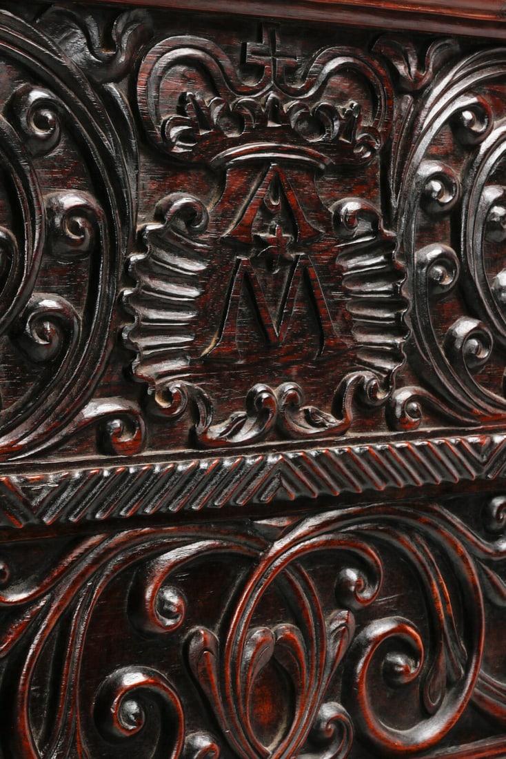 A Portuguese Turned Walnut Bed - 3