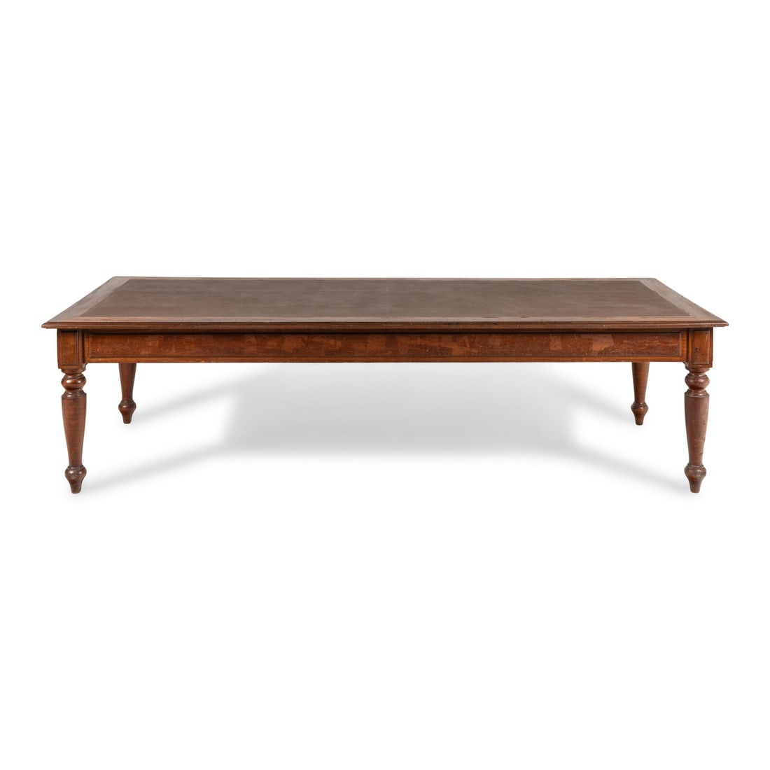 A Large Continental Mahogany Library Table (1 of 3)