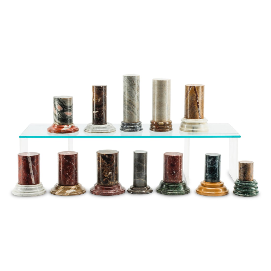 A Group of Italian Grand Tour Style Marble Miniature Columns (1 of 5)